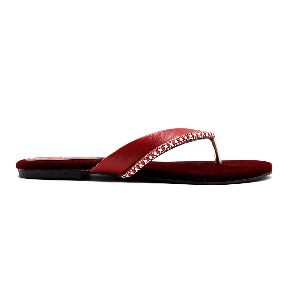 Maroon Casual Chappal 000359