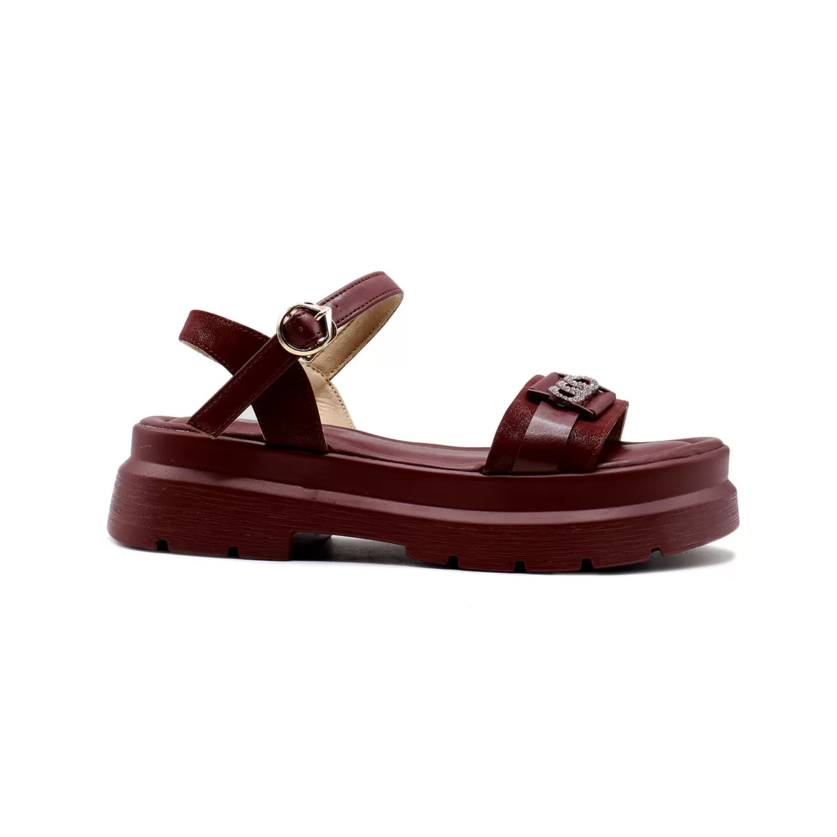 Maroon Casual Sandal 078128