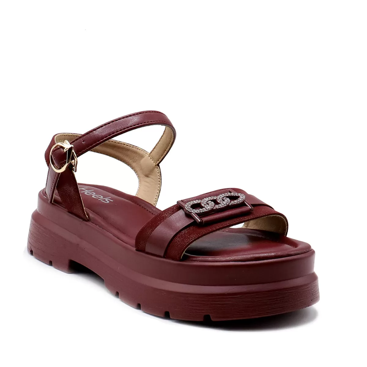 Maroon Casual Sandal 078128