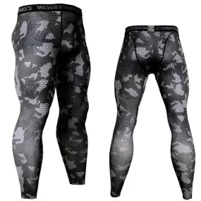 Men's Camouflage 'Urban Digital' Compression Leggings Spats