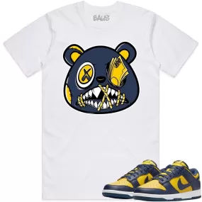 Michigan Dunks Shirt to Match - MICHIGAN MONEY TALKS BAWS