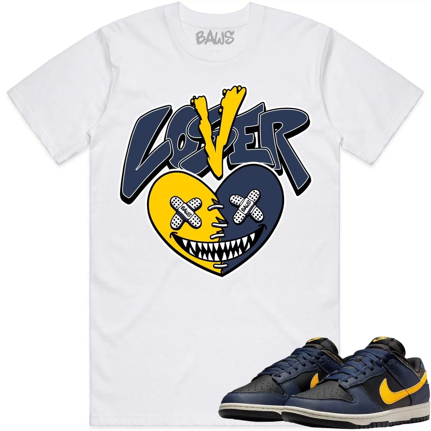 Michigan Vintage Dunks Shirt to Match - MICHIGAN LOVER LOSER BAWS