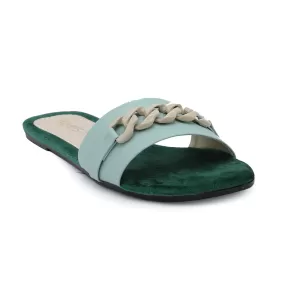 Mint Green Casual Slipper 000344