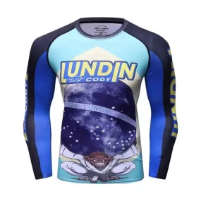 Monkey Compression 'Ordem E Progresso' Elite Long Sleeve Rashguard