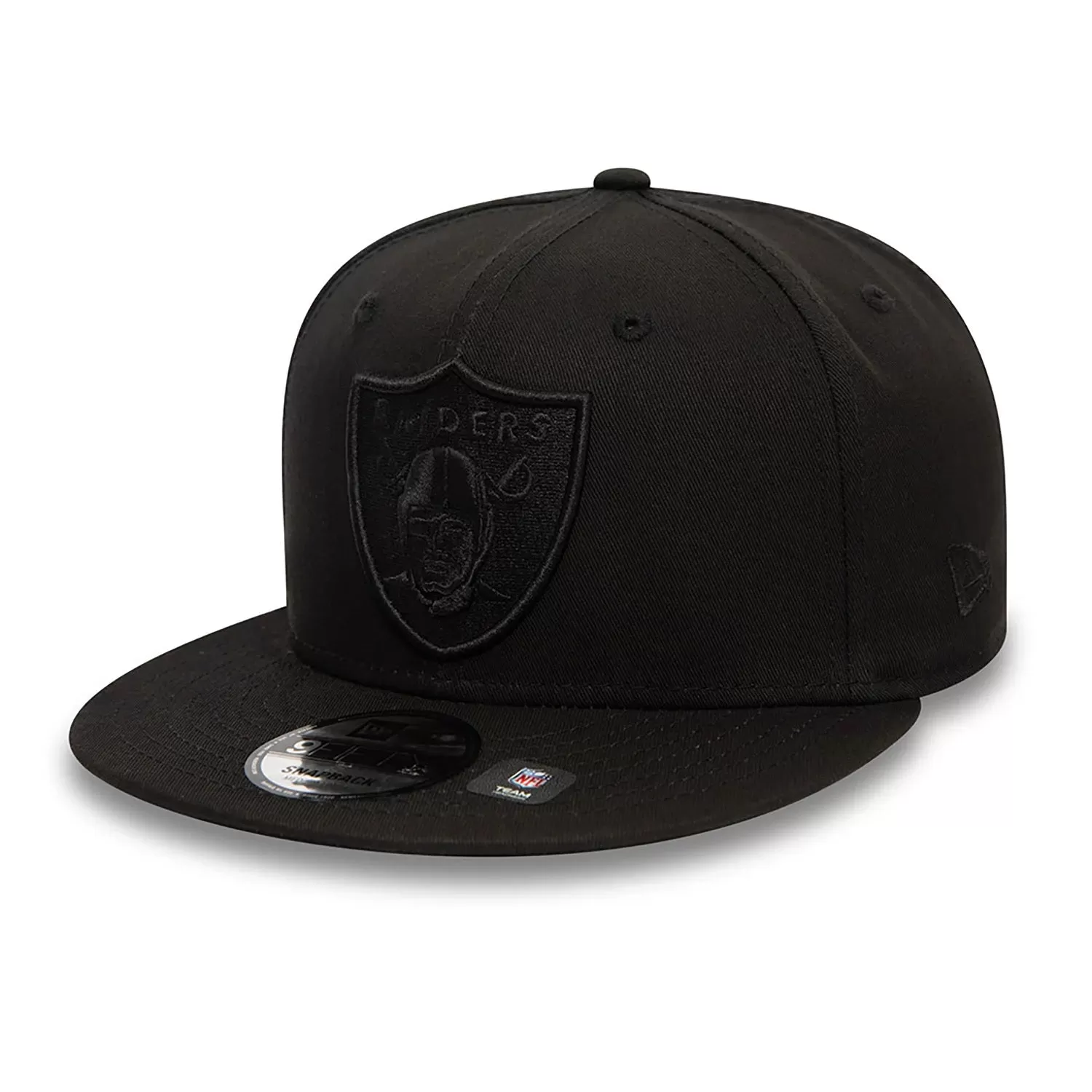 NEW ERA Las Vegas Raiders Monochrome Black 9FIFTY Snapback Cap