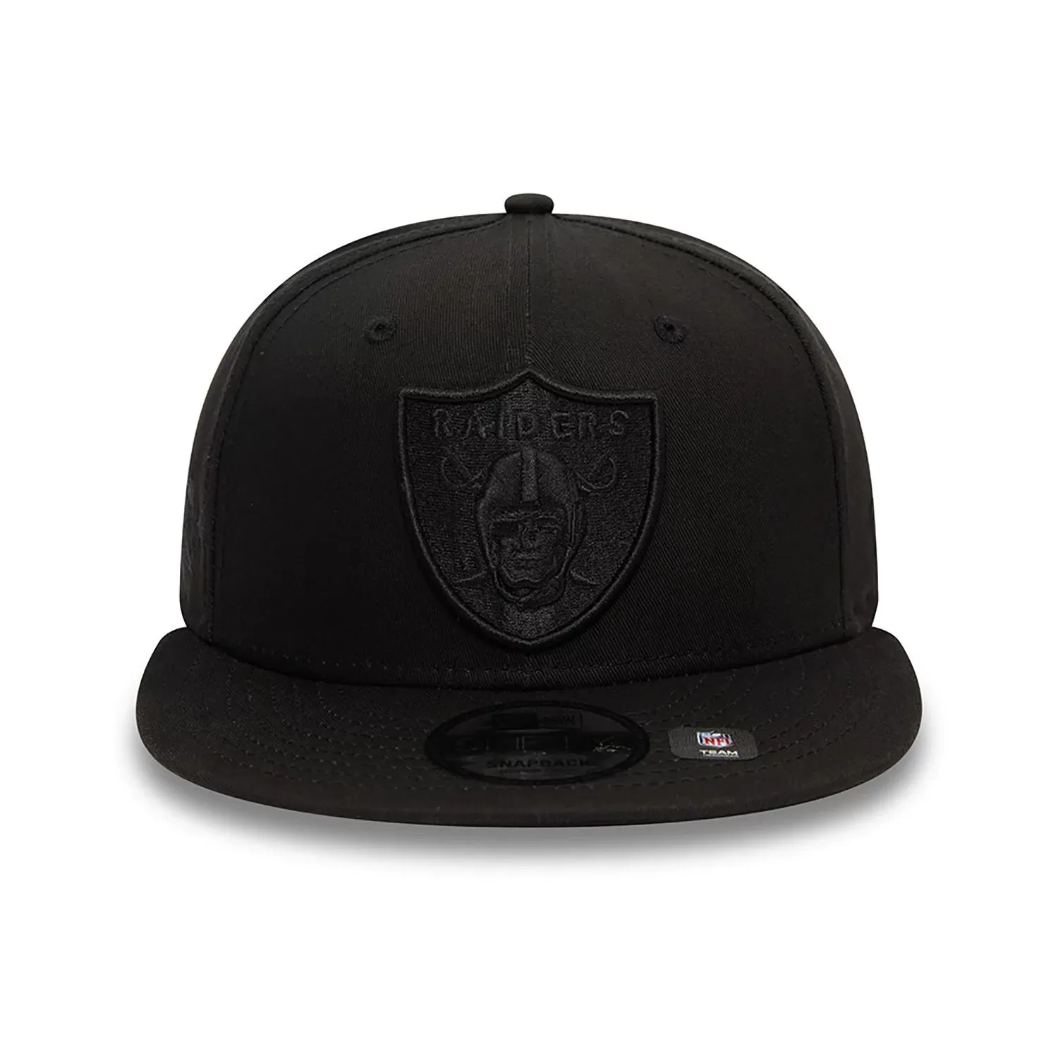 NEW ERA Las Vegas Raiders Monochrome Black 9FIFTY Snapback Cap