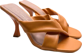 New Look Orange Crossover Heeled Mule UK 7 EU 40 👠