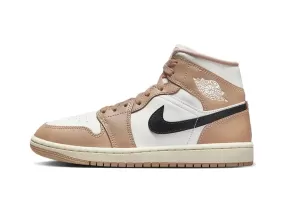 Nike Air Jordan 1 Mid "Tan Black"