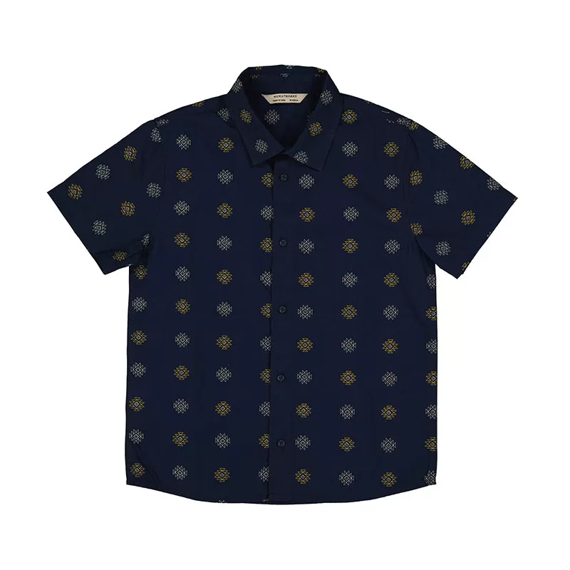 Nukutavake Boys Navy Short Sleeve Shirt_ 6117-26