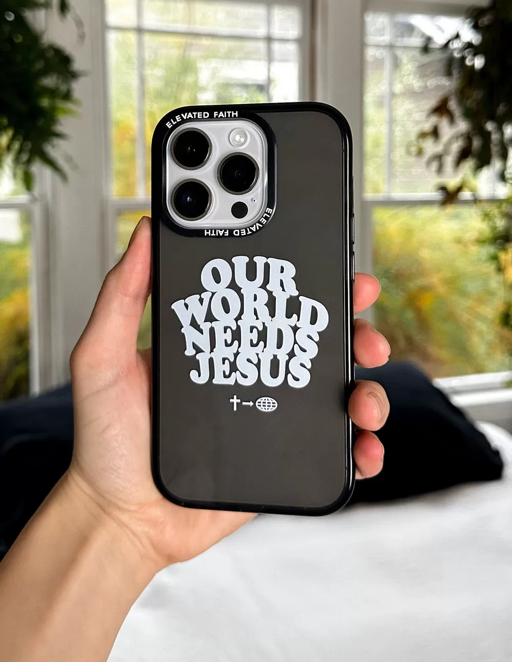 Our World Needs Jesus Phone Case