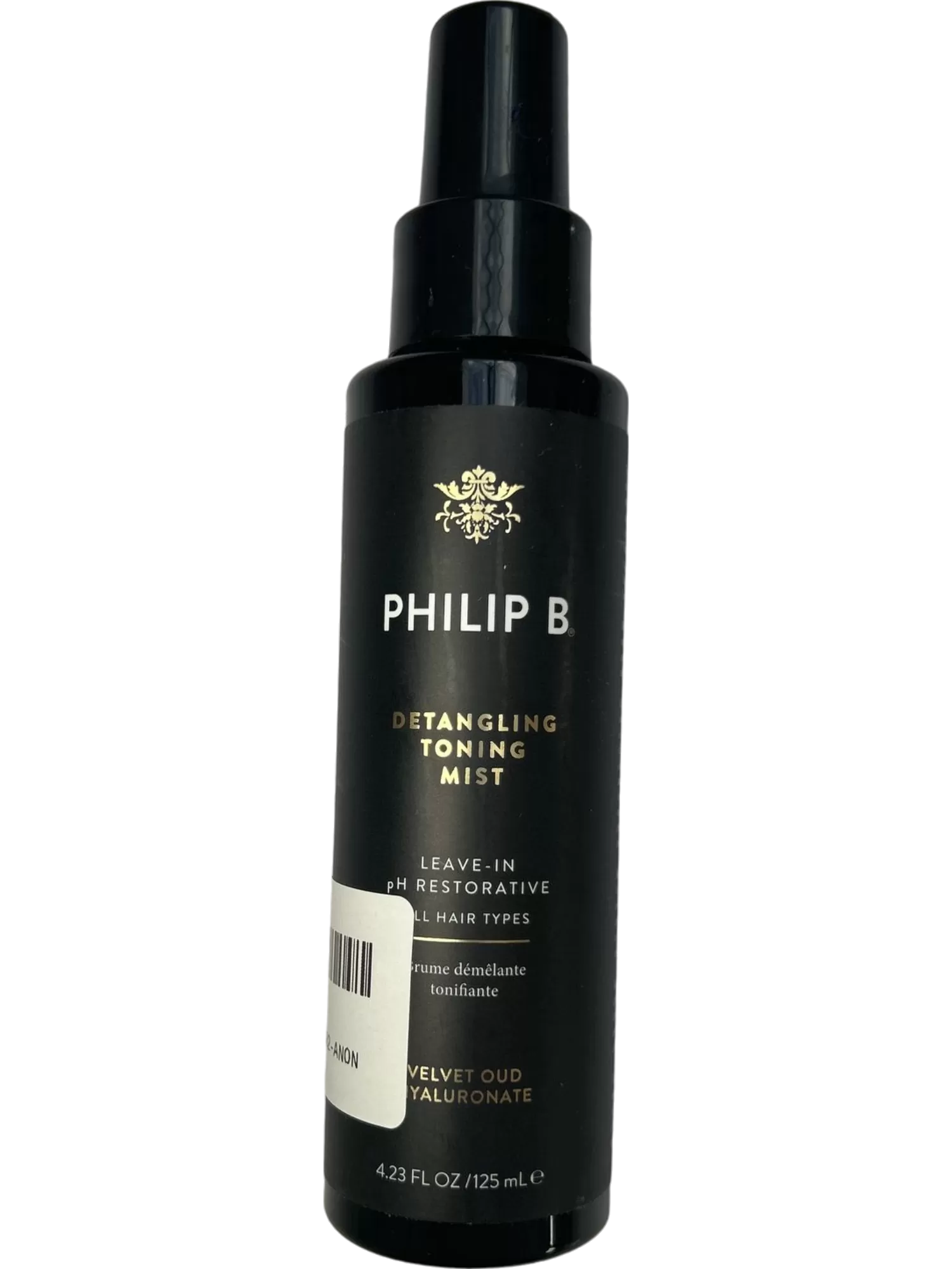 Philip B Detangling Toning Mist Velvet Oud Scent 4.23 Oz.