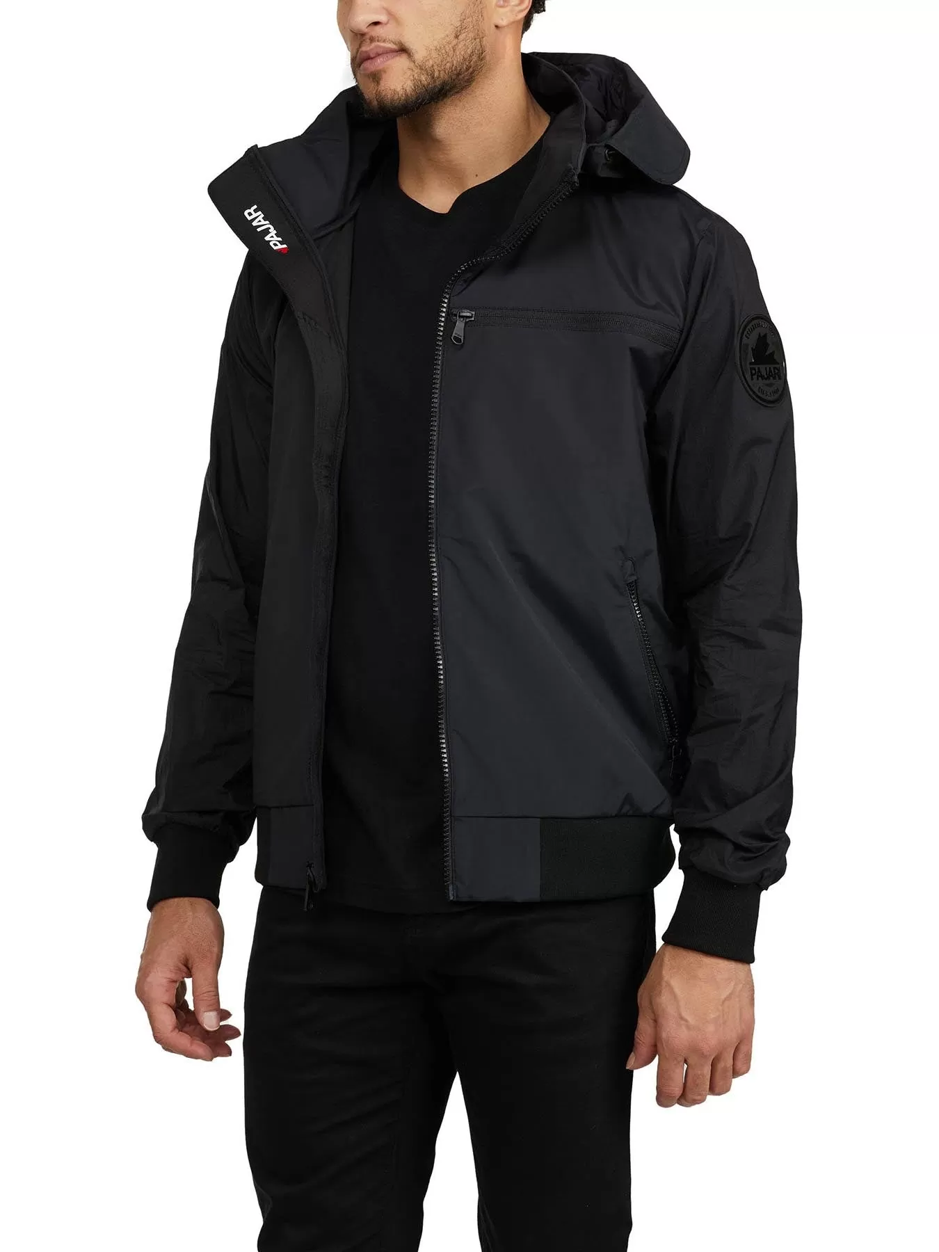 Pierce Men's Bomber Rain Jacket