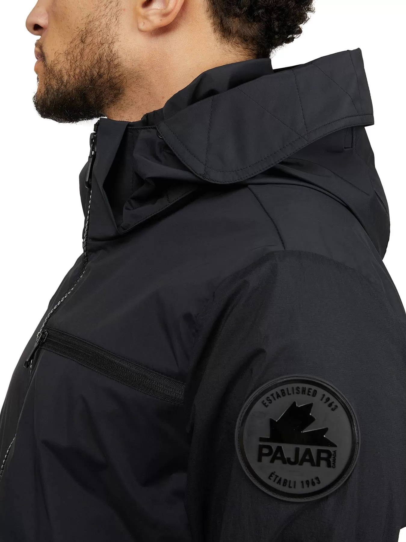 Pierce Men's Bomber Rain Jacket