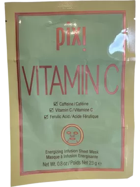 Pixi Green Energizing Infusion Sheet Mask With Vitamin C and Caffeine