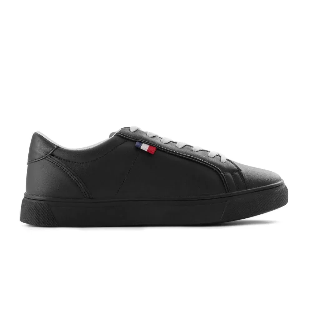 Pull & Bear Flag Lace-up Trainers - BLK