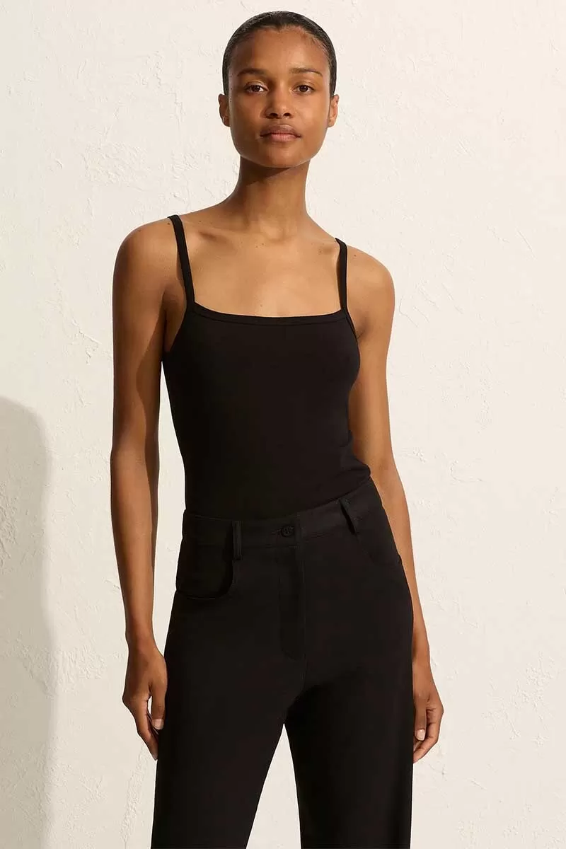 RELAXED CREPE PANT-BLACK