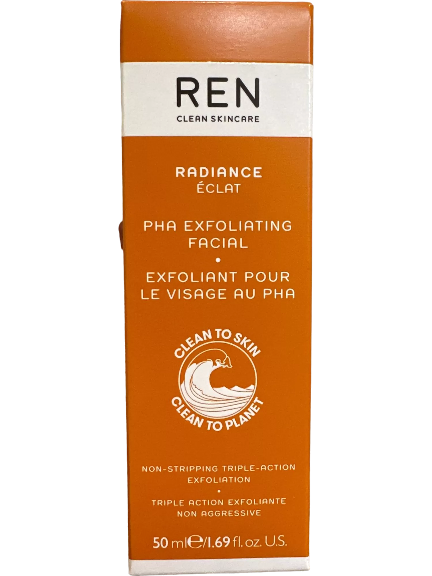 REN Clean Skincare Orange PHA Exfoliating Facial Gentle Brightening Exfoliator