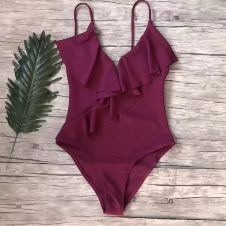 Ruffle Swim Wear