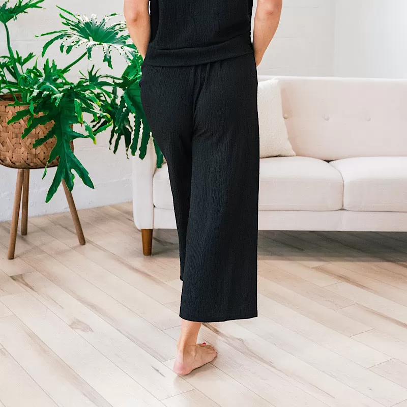 Ruth Flowy Pants - Black