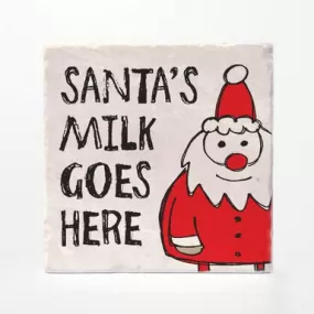 Santa's Milk Coasters (SALE)