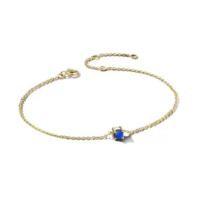 September Birthstone Bracelet 14K Yellow Gold