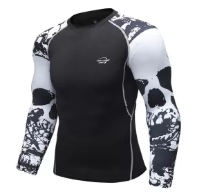 Skull Compression 'Catacombs' Elite Long Sleeve Rashguard