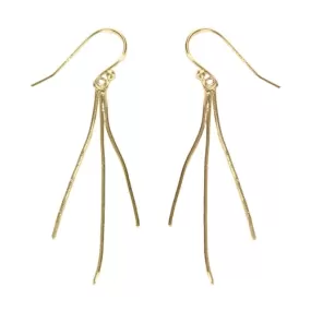 Snake Chain Tassel Earrings