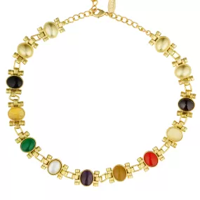 Style in Colour Navratna Necklace