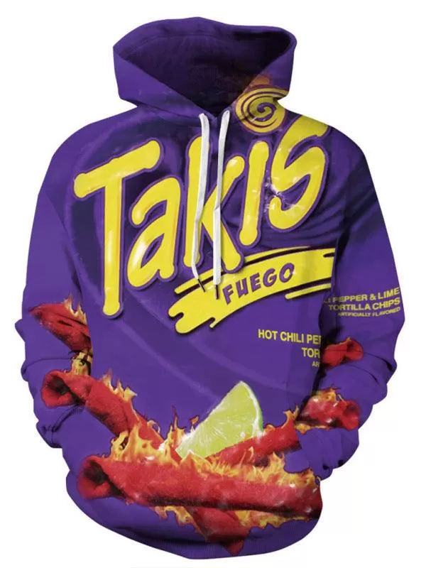 Takis Printed Men Hoodie