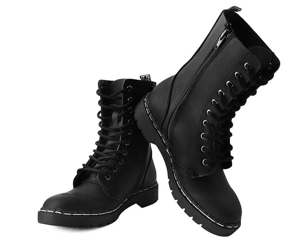 T.U.K BLACK 10 EYE BOOT