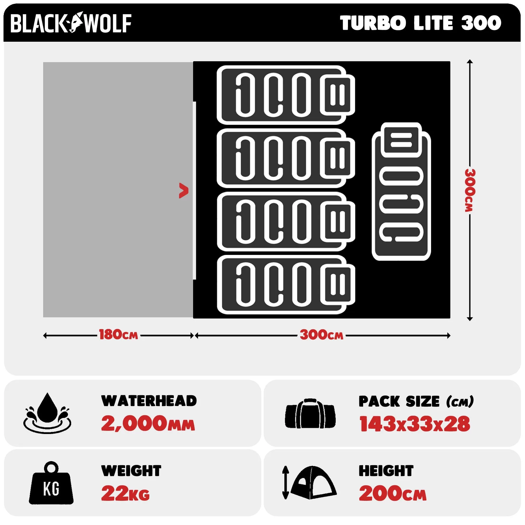 Turbo Lite 300 Tent