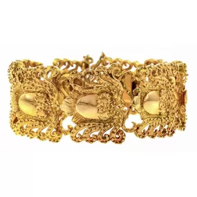 Vintage Gold Link Bracelet