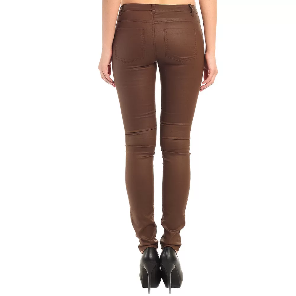 Women's Leather Jeans - Sheila